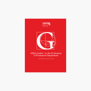 AMA Guides to the Evaluation of Permanent Impairment 4th Edition Book